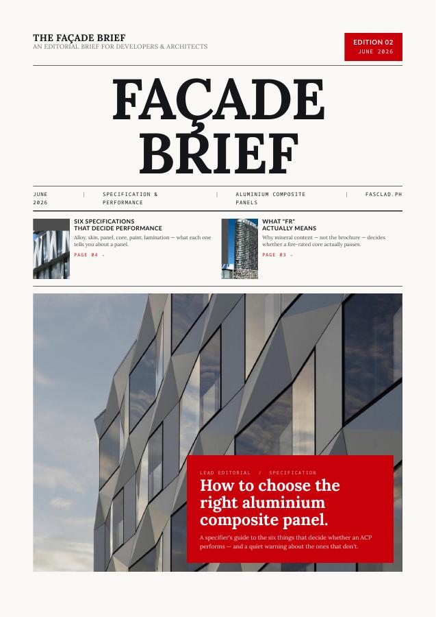 The Façade Brief — Edition 02, June 2026: Aluminium Composite Panels
